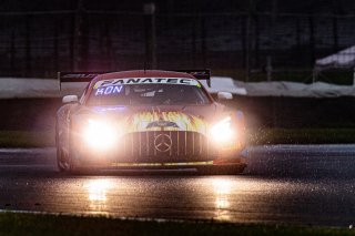 #75 Mercedes-AMG GT3 of Kenny Habul, Martin Konrad and Michael Grenier, SunEnergy 1 Racing, Intercontinental GT Challenge, GT3 Pro Am\SRO, Indianapolis Motor Speedway, Indianapolis, IN, USA, October 2021
 | Sarah Weeks/SRO             