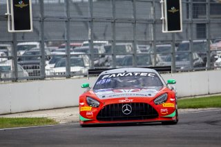 #63 Mercedes-AMG GT3 of David Askew, Ryan Dalziel and Scott Smithson, DXDT Racing, Intercontinental GT Challenge, GT3 Pro Am\SRO, Indianapolis Motor Speedway, Indianapolis, IN, USA, October 2021
 | Brian Cleary/SRO