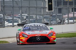 #63 Mercedes-AMG GT3 of David Askew, Ryan Dalziel and Scott Smithson, DXDT Racing, Intercontinental GT Challenge, GT3 Pro Am\SRO, Indianapolis Motor Speedway, Indianapolis, IN, USA, October 2021
 | Brian Cleary/SRO