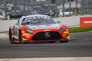 #63 Mercedes-AMG GT3 of David Askew, Ryan Dalziel and Scott Smithson, DXDT Racing, Intercontinental GT Challenge, GT3 Pro Am\SRO, Indianapolis Motor Speedway, Indianapolis, IN, USA, October 2021
 | Brian Cleary/SRO