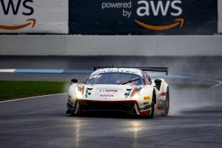 #61 Ferrari 488 GT3 of Jean-Claude Saada, Conrad Grunewald and Mark Kvamme, AF Corse, GTWCA Am, IGTC Am, SRO, Indianapolis Motor Speedway, Indianapolis, IN, USA, October 2021 | Brian Cleary/SRO