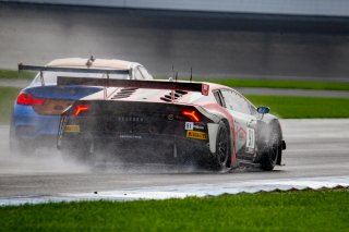 #91 Lamborghini Huracan GT3 Evo of Jeff Burton and Vesko Kozarov, Rearden Racing, GTWCA Pro-Am, SRO, Indianapolis Motor Speedway, Indianapolis, IN, USA, October 2021 | Brian Cleary/SRO