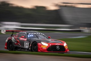 #04 Mercedes-AMG GT3 of George Kurtz, Colin Braun and Ben Keating, DXDT Racing, GTWCA, Pro-Am, IGTC, GT3 Pro-Am, SRO, Indianapolis Motor Speedway, Indianapolis, IN, USA, October 2021 | SRO Motorsports Group
