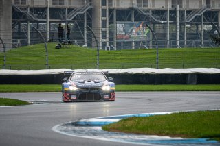 #96 BMW F13 M6 GT3 of Michael Dinan, Robby Foley and Connor De Phillippi, Turner Motorsport, GTWCA Pro. IGTC Pro, SRO, Indianapolis Motor Speedway, Indianapolis, IN, USA, October 2021 | SRO Motorsports Group