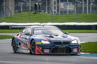 #96 BMW F13 M6 GT3 of Michael Dinan, Robby Foley and Connor De Phillippi, Turner Motorsport, GTWCA Pro. IGTC Pro, SRO, Indianapolis Motor Speedway, Indianapolis, IN, USA, October 2021 | SRO Motorsports Group