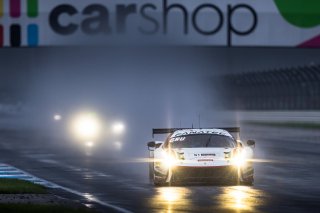 #61 Ferrari 488 GT3 of Jean-Claude Saada, Conrad Grunewald and Mark Kvamme, AF Corse, GTWCA Am, IGTC Am, SRO, Indianapolis Motor Speedway, Indianapolis, IN, USA, October 2021 | Fabian Lagunas/SRO