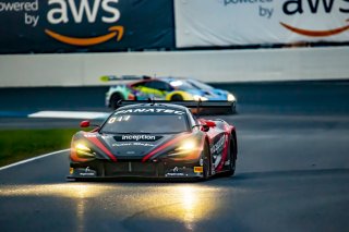 #70 McLaren 720S GT3 of Brendan Iribe, Ollie Millroy, and Kevin Madsen, inception racing, GTWCA Pro-Am, IGTC Pro Am, SRO, Indianapolis Motor Speedway, Indianapolis, IN, USA, October 2021 | Brian Cleary/SRO