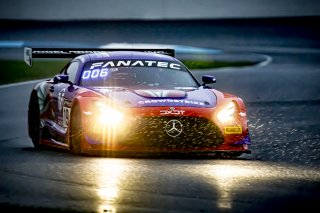 #19 Mercedes-AMG GT3 of Erin Vogel, Thomas Merrill, and Michael Cooper, DXDT Racing, GTWCA Pro-Am, IGTC GT3 Pro-Am, SRO, Indianapolis Motor Speedway, Indianapolis, IN, USA, October 2021 | Brian Cleary/SRO