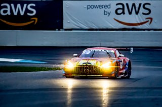 #75 Mercedes-AMG GT3 of Kenny Habul, Martin Konrad and Michael Grenier, SunEnergy 1 Racing, Intercontinental GT Challenge, GT3 Pro Am\SRO, Indianapolis Motor Speedway, Indianapolis, IN, USA, October 2021
 | Brian Cleary/SRO