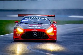 #04 Mercedes-AMG GT3 of George Kurtz, Colin Braun and Ben Keating, DXDT Racing, GTWCA, Pro-Am, IGTC, GT3 Pro-Am, SRO, Indianapolis Motor Speedway, Indianapolis, IN, USA, October 2021 | Brian Cleary/SRO