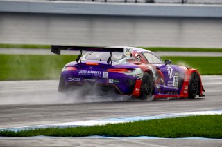 #19 Mercedes-AMG GT3 of Erin Vogel, Thomas Merrill, and Michael Cooper, DXDT Racing, GTWCA Pro-Am, IGTC GT3 Pro-Am, SRO, Indianapolis Motor Speedway, Indianapolis, IN, USA, October 2021 | Brian Cleary/SRO