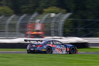 #96 BMW F13 M6 GT3 of Michael Dinan, Robby Foley and Connor De Phillippi, Turner Motorsport, GTWCA Pro. IGTC Pro, SRO, Indianapolis Motor Speedway, Indianapolis, IN, USA, October 2021 | Sarah Weeks/SRO             