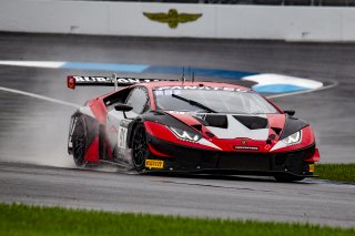 #91 Lamborghini Huracan GT3 Evo of Jeff Burton and Vesko Kozarov, Rearden Racing, GTWCA Pro-Am, SRO, Indianapolis Motor Speedway, Indianapolis, IN, USA, October 2021 | Brian Cleary/SRO