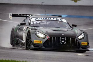 #33 Mercedes-AMG GT3 of Russell Ward, Phillip Ellis and Marvin Dienst, Winward Racing, GTWCA Pro, IGTC GT3 Silver Cup, SRO, Indianapolis Motor Speedway, Indianapolis, IN, USA, October 2021 | Brian Cleary/SRO