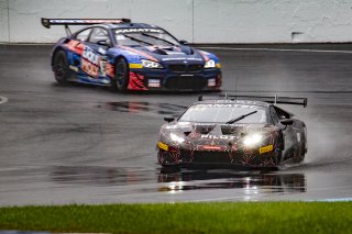 #10 Lamborghini Huracan GT3 Evo of Bill Sweedler, John Megrue, and Giacomo Altoe, TR3 Racing, IGTC GT3 Pro-Am, SRO, Indianapolis Motor Speedway, Indianapolis, IN, USA, October 2021 | Brian Cleary/SRO