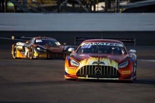 #75 Mercedes-AMG GT3 of Kenny Habul, Martin Konrad and Michael Grenier, SunEnergy 1 Racing, Intercontinental GT Challenge, GT3 Pro Am\SRO, Indianapolis Motor Speedway, Indianapolis, IN, USA, October 2021
 | Brian Cleary/SRO