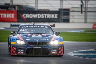 #96 BMW F13 M6 GT3 of Michael Dinan, Robby Foley and Connor De Phillippi, Turner Motorsport, GTWCA Pro. IGTC Pro, SRO, Indianapolis Motor Speedway, Indianapolis, IN, USA, October 2021 | SRO Motorsports Group
