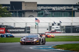 #10 Lamborghini Huracan GT3 Evo of Bill Sweedler, John Megrue, and Giacomo Altoe, TR3 Racing, IGTC GT3 Pro-Am, SRO, Indianapolis Motor Speedway, Indianapolis, IN, USA, October 2021 | SRO Motorsports Group