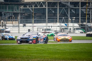 #96 BMW F13 M6 GT3 of Michael Dinan, Robby Foley and Connor De Phillippi, Turner Motorsport, GTWCA Pro. IGTC Pro, SRO, Indianapolis Motor Speedway, Indianapolis, IN, USA, October 2021 | SRO Motorsports Group