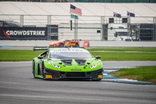 #6 Lamborghini Huracan GT3 Evo of Corey Lewis, Giovanni Venturini, Marco Mapelli, K-PAX Racing, GTWCA Pro, IGTC GT3 Pro, SRO, Indianapolis Motor Speedway, Indianapolis, IN, USA, October 2021 | SRO Motorsports Group