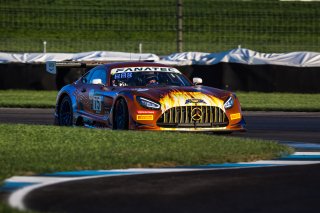 #75 Mercedes-AMG GT3 of Kenny Habul, Martin Konrad and Michael Grenier, SunEnergy 1 Racing, Intercontinental GT Challenge, GT3 Pro Am\SRO, Indianapolis Motor Speedway, Indianapolis, IN, USA, October 2021 | Fabian Lagunas/SRO
