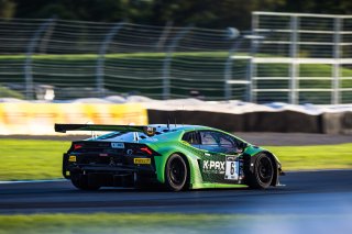 #6 Lamborghini Huracan GT3 Evo of Corey Lewis, Giovanni Venturini, Marco Mapelli, K-PAX Racing, GTWCA Pro, IGTC GT3 Pro, SRO, Indianapolis Motor Speedway, Indianapolis, IN, USA, October 2021 | Fabian Lagunas/SRO