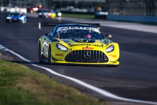 #99 Mercedes-AMG GT3 of Maro Engel, Luca Stolz and Jules Gounon, Mercedes-AMG Team Craft-Bamboo Racing, IGTC Pro, SRO, Indianapolis Motor Speedway, Indianapolis, IN, USA, October 2021 | Fabian Lagunas/SRO