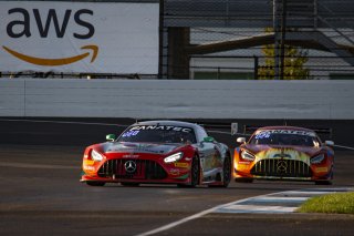 #63 Mercedes-AMG GT3 of David Askew, Ryan Dalziel and Scott Smithson, DXDT Racing, Intercontinental GT Challenge, GT3 Pro Am\SRO, Indianapolis Motor Speedway, Indianapolis, IN, USA, October 2021
 | Brian Cleary/SRO