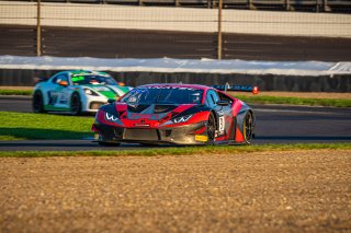 #91 Lamborghini Huracan GT3 Evo of Jeff Burton and Vesko Kozarov, Rearden Racing, GTWCA Pro-Am, SRO, Indianapolis Motor Speedway, Indianapolis, IN, USA, October 2021 | SRO Motorsports Group