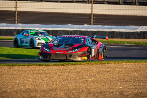 #91 Lamborghini Huracan GT3 Evo of Jeff Burton and Vesko Kozarov, Rearden Racing, GTWCA Pro-Am, SRO, Indianapolis Motor Speedway, Indianapolis, IN, USA, October 2021 | SRO Motorsports Group
