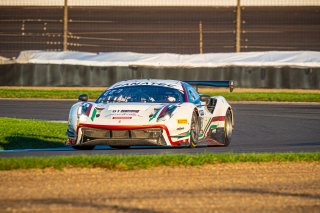 #61 Ferrari 488 GT3 of Jean-Claude Saada, Conrad Grunewald and Mark Kvamme, AF Corse, GTWCA Am, IGTC Am, SRO, Indianapolis Motor Speedway, Indianapolis, IN, USA, October 2021 | SRO Motorsports Group