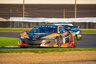 #77 Acura NSX GT3 Evo of Ashton Harrison, Matt McMurry and Mario Farnbacher, Compass Racing, GTWCA Pro-Am, IGTC Silver Cup, SRO, Indianapolis Motor Speedway, Indianapolis, IN, USA, October 2021 | SRO Motorsports Group
