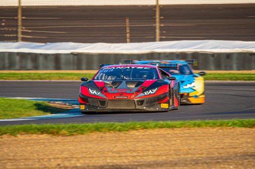 #91 Lamborghini Huracan GT3 Evo of Jeff Burton and Vesko Kozarov, Rearden Racing, GTWCA Pro-Am, SRO, Indianapolis Motor Speedway, Indianapolis, IN, USA, October 2021 | SRO Motorsports Group