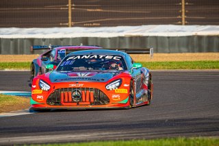 #63 Mercedes-AMG GT3 of David Askew, Ryan Dalziel and Scott Smithson, DXDT Racing, Intercontinental GT Challenge, GT3 Pro Am\SRO, Indianapolis Motor Speedway, Indianapolis, IN, USA, October 2021
 | SRO Motorsports Group