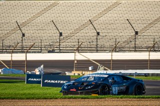#3 Lamborghini Huracan GT3 Evo of Jordan Pepper, Andrea Caldarelli and Mirko Bortolotti, K-PAX Racing, IGTC GT Pro, SRO, Indianapolis Motor Speedway, Indianapolis, IN, USA, October 2021 | SRO Motorsports Group