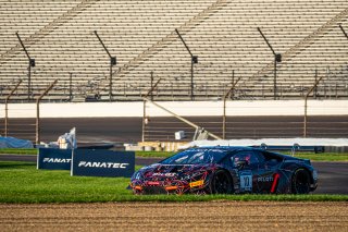 #10 Lamborghini Huracan GT3 Evo of Bill Sweedler, John Megrue, and Giacomo Altoe, TR3 Racing, IGTC GT3 Pro-Am, SRO, Indianapolis Motor Speedway, Indianapolis, IN, USA, October 2021 | SRO Motorsports Group
