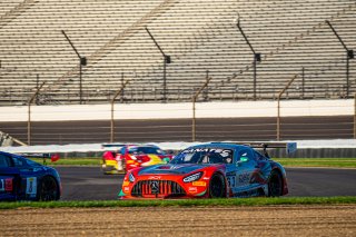 #63 Mercedes-AMG GT3 of David Askew, Ryan Dalziel and Scott Smithson, DXDT Racing, Intercontinental GT Challenge, GT3 Pro Am\SRO, Indianapolis Motor Speedway, Indianapolis, IN, USA, October 2021
 | SRO Motorsports Group
