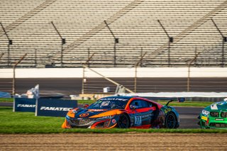 #77 Acura NSX GT3 Evo of Ashton Harrison, Matt McMurry and Mario Farnbacher, Compass Racing, GTWCA Pro-Am, IGTC Silver Cup, SRO, Indianapolis Motor Speedway, Indianapolis, IN, USA, October 2021 | SRO Motorsports Group