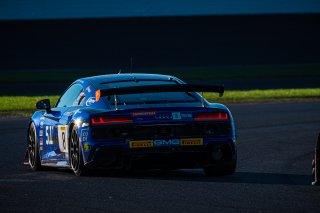 #8 Audi R8 LMS GT4 of Elias Sabo, Joel Miller and Andy Lee, GMG Racing, Intercontinental GT Challenge, GT4\SRO, Indianapolis Motor Speedway, Indianapolis, IN, USA, October 2021
 | SRO Motorsports Group