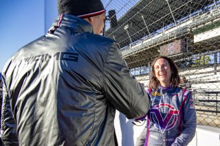 #19 Mercedes-AMG GT3 of Erin Vogel, Thomas Merrill, and Michael Cooper, DXDT Racing, GTWCA Pro-Am, IGTC GT3 Pro-Am, SRO, Indianapolis Motor Speedway, Indianapolis, IN, USA, October 2021 | Brian Cleary/SRO