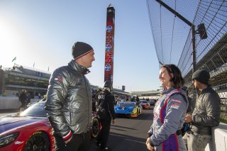 #19 Mercedes-AMG GT3 of Erin Vogel, Thomas Merrill, and Michael Cooper, DXDT Racing, GTWCA Pro-Am, IGTC GT3 Pro-Am, SRO, Indianapolis Motor Speedway, Indianapolis, IN, USA, October 2021 | Brian Cleary/SRO
