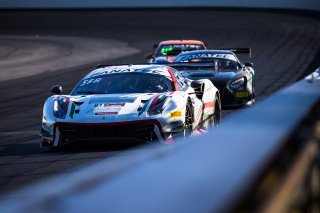 #61 Ferrari 488 GT3 of Jean-Claude Saada, Conrad Grunewald and Mark Kvamme, AF Corse, GTWCA Am, IGTC Am, SRO, Indianapolis Motor Speedway, Indianapolis, IN, USA, October 2021 | Fabian Lagunas/SRO