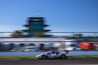 #61 Ferrari 488 GT3 of Jean-Claude Saada, Conrad Grunewald and Mark Kvamme, AF Corse, GTWCA Am, IGTC Am, SRO, Indianapolis Motor Speedway, Indianapolis, IN, USA, October 2021 | Fabian Lagunas/SRO