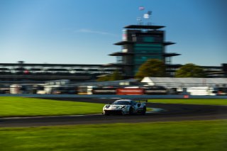 #61 Ferrari 488 GT3 of Jean-Claude Saada, Conrad Grunewald and Mark Kvamme, AF Corse, GTWCA Am, IGTC Am, SRO, Indianapolis Motor Speedway, Indianapolis, IN, USA, October 2021 | Fabian Lagunas/SRO