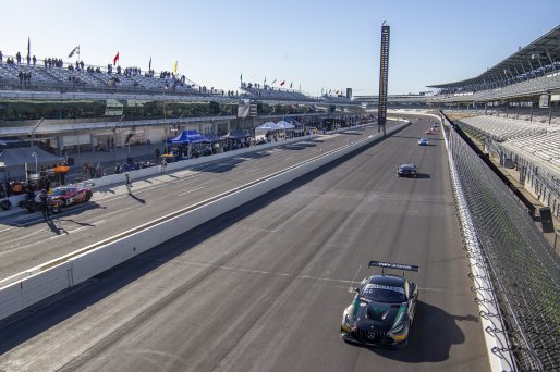 #33 Mercedes-AMG GT3 of Russell Ward, Phillip Ellis and Marvin Dienst, Winward Racing, GTWCA Pro, IGTC GT3 Silver Cup, SRO, Indianapolis Motor Speedway, Indianapolis, IN, USA, October 2021 | Brian Cleary/SRO