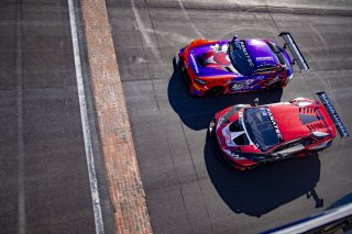 #19 Mercedes-AMG GT3 of Erin Vogel, Thomas Merrill, and Michael Cooper, DXDT Racing, GTWCA Pro-Am, IGTC GT3 Pro-Am, SRO, Indianapolis Motor Speedway, Indianapolis, IN, USA, October 2021 | Brian Cleary/SRO