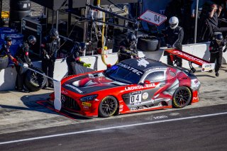#04 Mercedes-AMG GT3 of George Kurtz, Colin Braun and Ben Keating, DXDT Racing, GTWCA, Pro-Am, IGTC, GT3 Pro-Am, SRO, Indianapolis Motor Speedway, Indianapolis, IN, USA, October 2021 | Brian Cleary/SRO