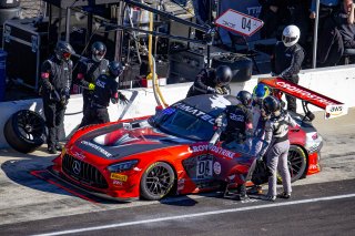 #04 Mercedes-AMG GT3 of George Kurtz, Colin Braun and Ben Keating, DXDT Racing, GTWCA, Pro-Am, IGTC, GT3 Pro-Am, SRO, Indianapolis Motor Speedway, Indianapolis, IN, USA, October 2021 | Brian Cleary/SRO