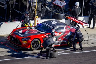 #04 Mercedes-AMG GT3 of George Kurtz, Colin Braun and Ben Keating, DXDT Racing, GTWCA, Pro-Am, IGTC, GT3 Pro-Am, SRO, Indianapolis Motor Speedway, Indianapolis, IN, USA, October 2021 | Brian Cleary/SRO