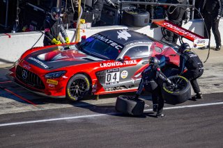 #04 Mercedes-AMG GT3 of George Kurtz, Colin Braun and Ben Keating, DXDT Racing, GTWCA, Pro-Am, IGTC, GT3 Pro-Am, SRO, Indianapolis Motor Speedway, Indianapolis, IN, USA, October 2021 | Brian Cleary/SRO